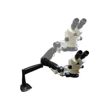 LW Scientific Z4 Zoom Stereo Microscope System – Binocular & Trinocular, C-Clamp Flex-Arm & Dual-LED Stand
