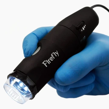 Firefly DE330T Digital Trichoscope with Polarizing Lens, 150x Optical Magnification