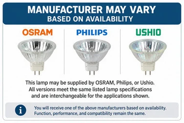 12V 20W MR11 Halogen Flood Lamp – GZ4 Base 2925K