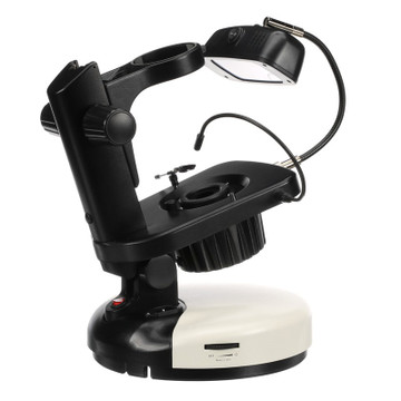 UNITRON 131-13-20 Rotating Gemological Stand with Tiltable, 325° Rotatable Base UNITRON 131-13-20 Rotating Gemological Stand with Tiltable, 325° Rotatable Base