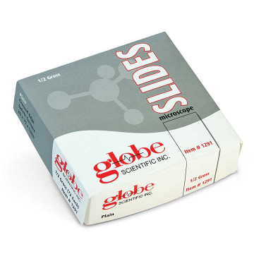 Microscope Slides, Diamond Essentials, Glass, Frosted: 1 End, 1 Side, Safety Corners, Moisture Proof Packaging, 72/box, 20 boxes/carton