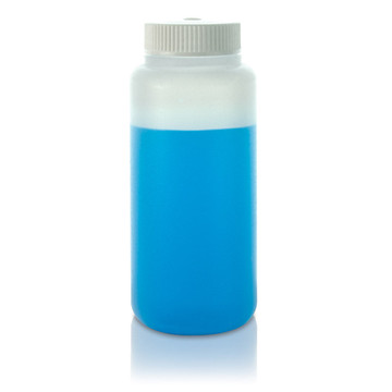 Centrifuge Bottle, 500mL, Attached Cap, PP, 4/Bag