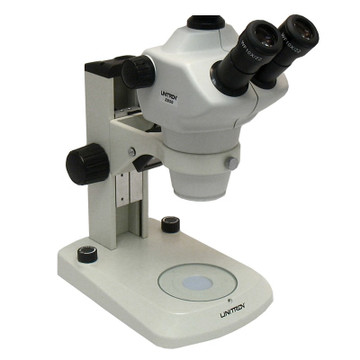 UNITRON 13138 Z850 Trinocular Stereo Zoom Microscope on E-LED Stand, 8x - 50x Magnification UNITRON 13138 Z850 Trinocular Stereo Zoom Microscope on E-LED Stand, 8x - 50x Magnification