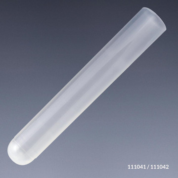 Test Tube, 16 x 100mm (12mL), PP, No Rim, 500/Bag, 4 Bags/Unit