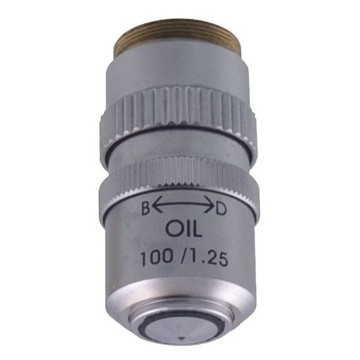 Labomed 9131105 100x Oil Semi-Plan Achromatic Objective with Iris Diaphragm Labomed 9131105 100x Oil Semi-Plan Achromatic Objective with Iris Diaphragm