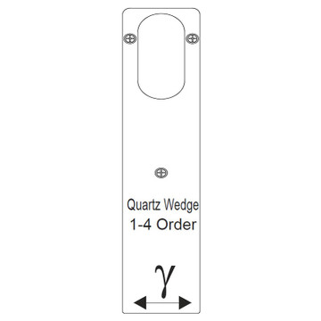 Labomed 9144600-812 Quartz Wedge Plate Labomed 9144600-812 Quartz Wedge Plate
