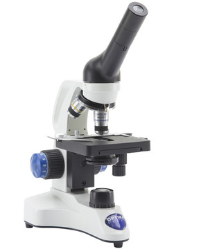 OPTIKA B-20CR - B-20 Monocular brightfield microscope, 400x, rechargeable batteries (not included)