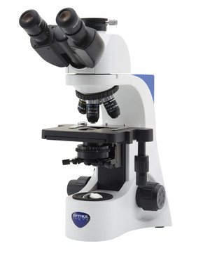 OPTIKA B-383PL - B-380 Trinocular brightfield microscope, 1000x, PLAN