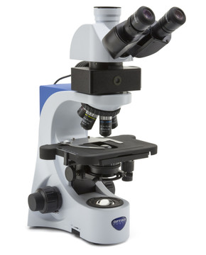 OPTIKA B-383LD - B-380 Trinocular LED fluorescence microscope, 1000x, IOS PLAN, B filter set