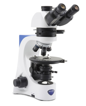 OPTIKA B-383POL - B-380 Trinocular polarizing microscope, 600x, IOS PLAN POL