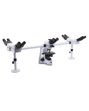 OPTIKA B-510-5 - B-510 Trinocular discussion microscope, 1000x, IOS PLAN, 5-head