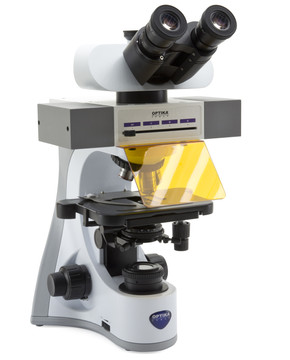 OPTIKA B-510LD4 - B-510 Trinocular LED fluorescence microscope, 1000x, IOS PLAN, 4 empty filtersets slots