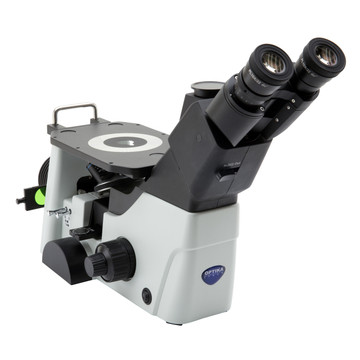 OPTIKA IM-300METLD - IM-300 Inverted brightfield metallurgical microscope, 500x IOS LWD PLAN MET, LED illumination