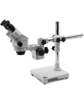 OPTIKA SLX-4 - SLX Stereomicroscope 7x-45x, Zoom ratio 6.43:1, overhanging stand