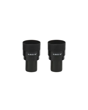 OPTIKA M-1001 - PL10x/22 eyepieces (pair), high eyepoint, rubber cup (30mm Ø)
