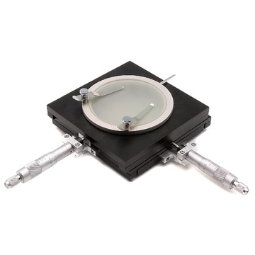 OPTIKA ST-111 - Moving stage, micrometric screws, 95mm diameter