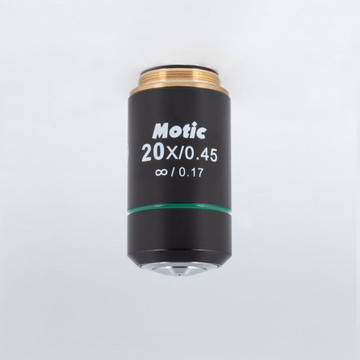 Motic BA Objective - CCIS® Plan achromatic objective EC PL 20X/0.45 (WD=0.9mm)
