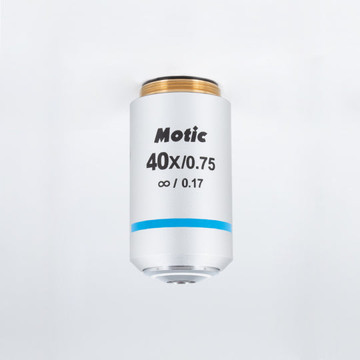 Motic BA/PA Objective - CCIS® Plan FLUOR objective PL UC FL 40X/0.75/S (WD=0.7mm)