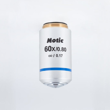 Motic Panthera/PA Objective - CCIS® Plan achromatic objective UC 60X/0.8/S (WD=0.35mm)