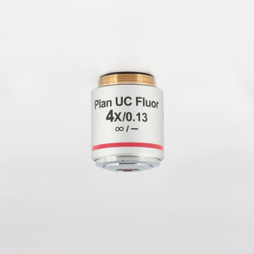 Motic BA/PA Series Objective - CCIS® Plan FLUOR objective PL UC FL 4X/0.13 (WD=17.3mm)