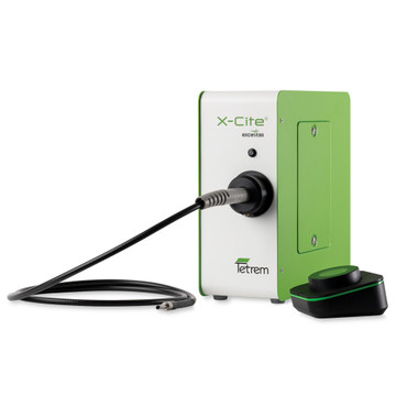Excelitas 010-00612R X-Cite TETREM LED Fluorescence Illuminator, XT640L (385nm), with smartDIAL & 1.5m LLG, without Adaptor