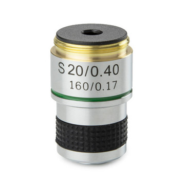Euromex MB.7020 Achromatic 20x/0.40 objective for MicroBlue. Parfocal 35 mm