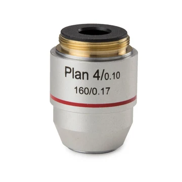 Euromex BB.8804 Plan 4x/0.10 objective. Working distance 17.92 mm