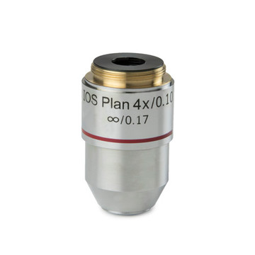 Euromex BB.7204 Plan infinity corrected 4x/0.10 IOS objective. Working distance 7.18 mm
