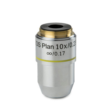 Euromex BB.7210 Plan infinity corrected 10x/0.25 IOS objective. Working distance 4.8 mm