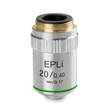 Euromex BS.8220 E-plan EPLi 20x/0.40 infinity corrected IOS objective. Working distance 2.61 mm