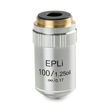 Euromex BS.8200 E-plan EPLi S100x/1.25 oil immersion infinity corrected IOS objective. Working distance 0.36mm