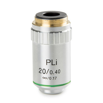 Euromex BS.8420 Plan PLi 20x/0.40 infinity corrected IOS objective. Working distance 8.8 mm