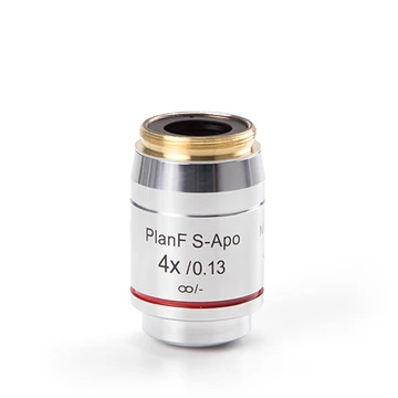 Euromex DX.7304 Infinity EIS 60 mm Plan Semi-Apochromatic PLi-Apo Fluarex 4x/0.13 objective. M25. Working distance 16.5 mm