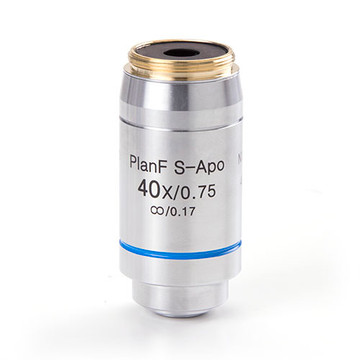 Euromex DX.7340 Infinity EIS 60 mm Plan Semi-Apochromatic PLi-Apo Fluarex S40x/0.75 objective. M25. Working distance 0.7 mm