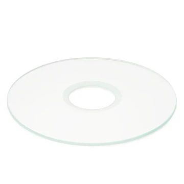 Euromex OX.9506 transparent glass insert with hole for Oxion Inverso inverted microscopes