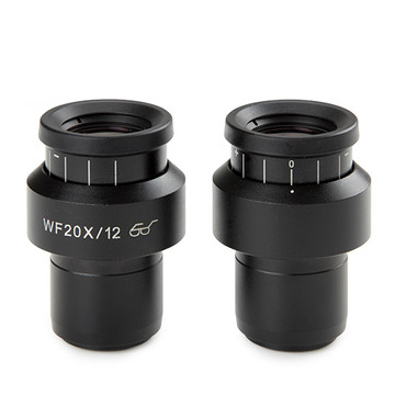 Euromex NZ.6020 Pair of HWF 20x/12 mm eyepieces for NexiusZoom