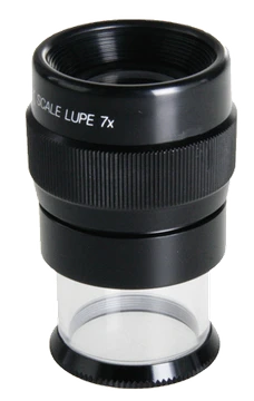 Euromex PB.5044 Measuring magnifier 7x. Scale 10-0-10 mm, 0,1 graduations with crosshair