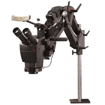 Leica A60 Stereo Microscope on Acrobat Versa Stand with 0.63x Objective Lens Leica A60 Stereo Microscope on Acrobat Versa Stand with 0.63x Objective Lens