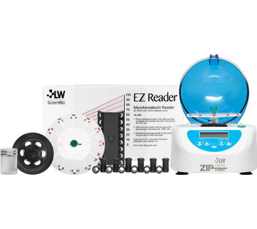LW Scientific ZipCombo Centrifuge, 6-Place Microtube Rotor, 12-Place Microhematocrit Rotor LW Scientific ZipCombo Centrifuge, 6-Place Microtube Rotor, 12-Place Microhematocrit Rotor