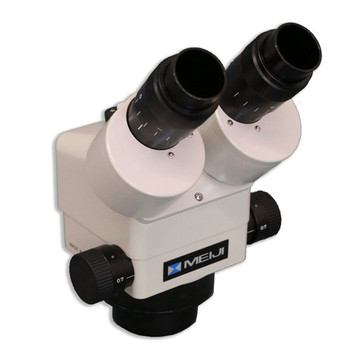 Meiji EMZ-8UH Binocular Zoom Stereo Head with Top Light Port, High Eyepoint, 0.7x - 4.5x Zoom Range Meiji EMZ-8UH Binocular Zoom Stereo Head with Top Light Port, High Eyepoint, 0.7x - 4.5x Zoom Range