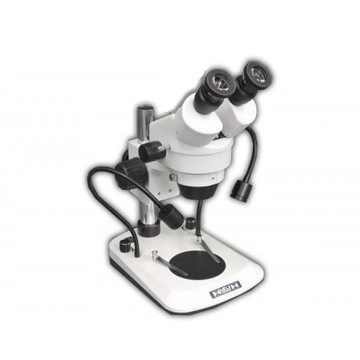 Meiji EM-60 Binocular Stereo Zoom Microscope with Dual Arm LED Incident Light, 7x - 45x Zoom Magnification Meiji EM-60 Binocular Stereo Zoom Microscope with Dual Arm LED Incident Light, 7x - 45x Zoom Magnification
