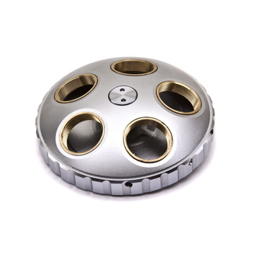 OPTIKA M-1044 Quintuple Nosepiece with Centrable Positions for Polarizing Objectives OPTIKA M-1044 Quintuple Nosepiece with Centrable Positions for Polarizing Objectives