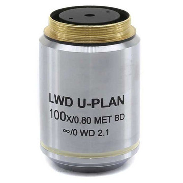 OPTIKA M-1098 100x/0.80 (dry) IOS LWD U-PLAN MET BD Objective OPTIKA M-1098 100x/0.80 (dry) IOS LWD U-PLAN MET BD Objective