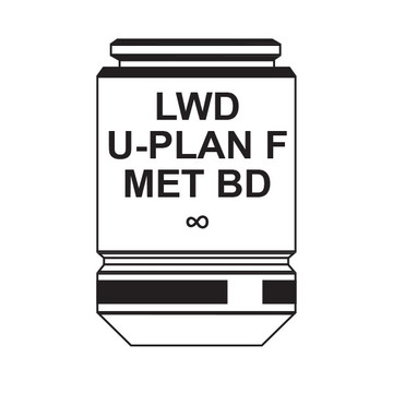 OPTIKA M-1183 50x/0.80 IOS LWD U-PLAN F MET BD Objective OPTIKA M-1183 50x/0.80 IOS LWD U-PLAN F MET BD Objective