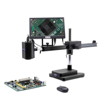 OPTIKA IS-02 Advanced Inspection System with Overhanging Stand, Integrated 2MP HDMI Autofocus Camera & 11.5" HD Monitor OPTIKA IS-02 Advanced Inspection System with Overhanging Stand, Integrated 2MP HDMI Autofocus Camera & 11.5" HD Monitor