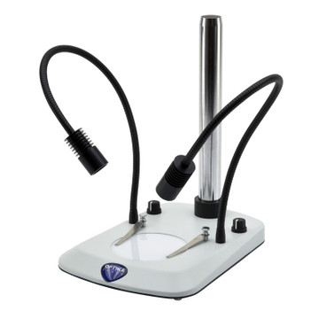 OPTIKA SZ-ST7 LED Pillar Stand with Flexible Double Gooseneck, 2w Transmitted Illumination OPTIKA SZ-ST7 LED Pillar Stand with Flexible Double Gooseneck, 2w Transmitted Illumination