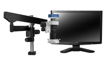 Scienscope MAC-PK3-E2D, MACRO Zoom System on Heavy Duty Articulating Arm with 1080p HDMI/USB Camera, Diffused Compact LED Ring Light & 23" HD LCD Monitor Scienscope MAC-PK3-E2D, MACRO Zoom System on Heavy Duty Articulating Arm with 1080p HDMI/USB Camera, Diffused Compact LED Ring Light & 23" HD LCD Monitor