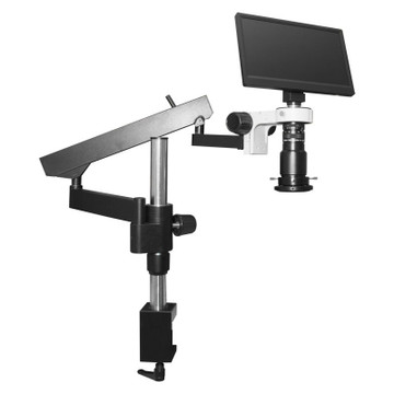 Scienscope MAC3-PK3-R3, MAC3 HD Compact Video System on Heavy Duty Articulating Arm Stand with High Intensity LED Ring Light with Polarizer Scienscope MAC3-PK3-R3, MAC3 HD Compact Video System on Heavy Duty Articulating Arm Stand with High Intensity LED Ring Light with Polarizer