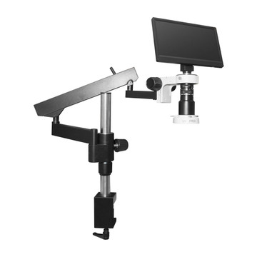 Scienscope MAC3-PK3-E1Q, MAC3 HD Compact Video System on Heavy Duty Articulating Arm Stand with Quadrant LED Ring Light Scienscope MAC3-PK3-E1Q, MAC3 HD Compact Video System on Heavy Duty Articulating Arm Stand with Quadrant LED Ring Light