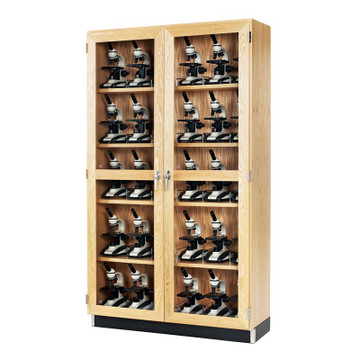 Microscope Storage Cabinet, 48"W x 16"D x 84"H Microscope Storage Cabinet, 48"W x 16"D x 84"H